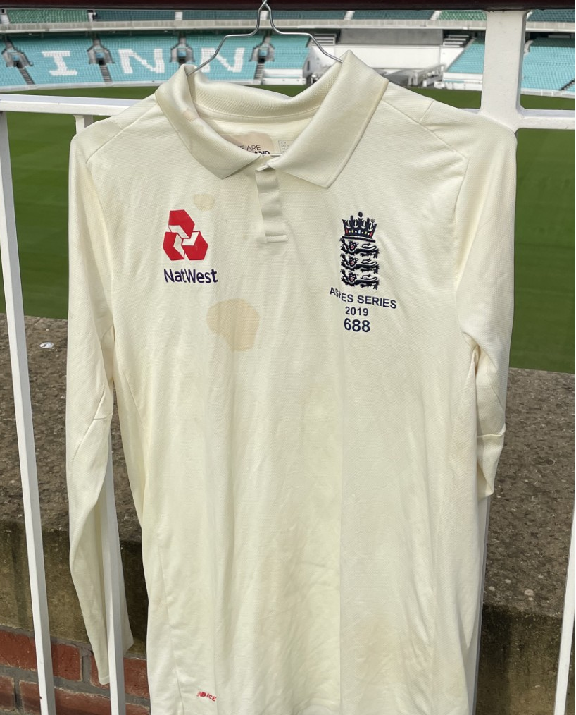 Rory Burns’ 2019 England Ashes Shirt